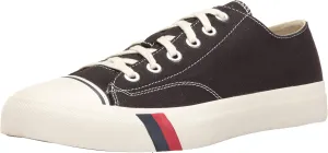 PRO-Keds Men's Royal Lo Lace Up Fashion Sneaker, Black Canvas, 5