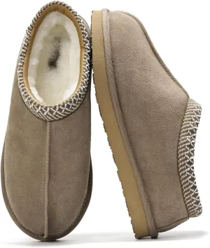 Project Cloud Australian Sheepskin Mens Slippers - Memory Foam Non-Slip House Slippers for Men Indoor & Outdoor Footwear (Relaxation)