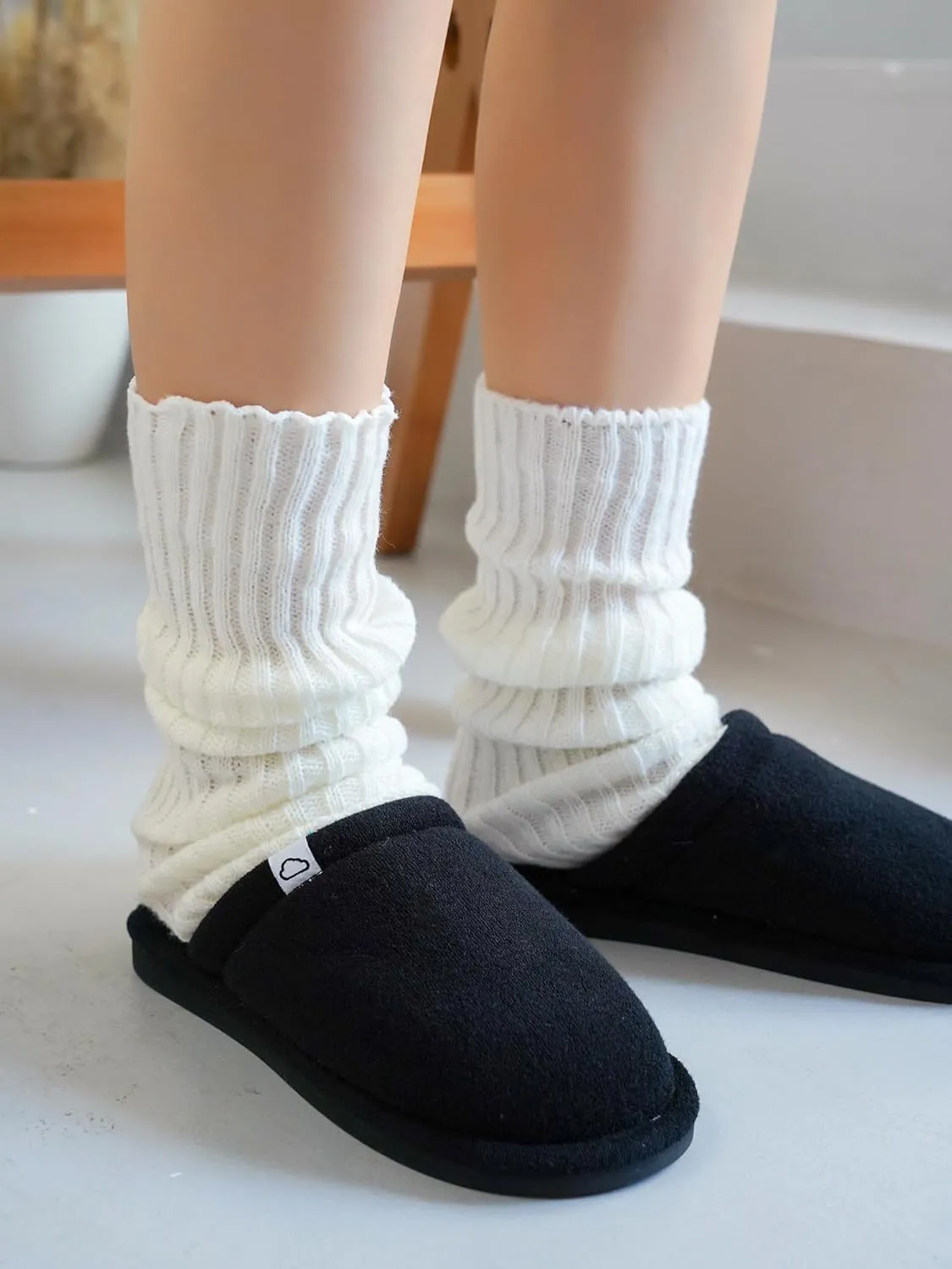 Project Cloud Memory Foam Non Slip Indoor Outdoor Slippers for Women - Fuzzy Slippers - Gifts for Women