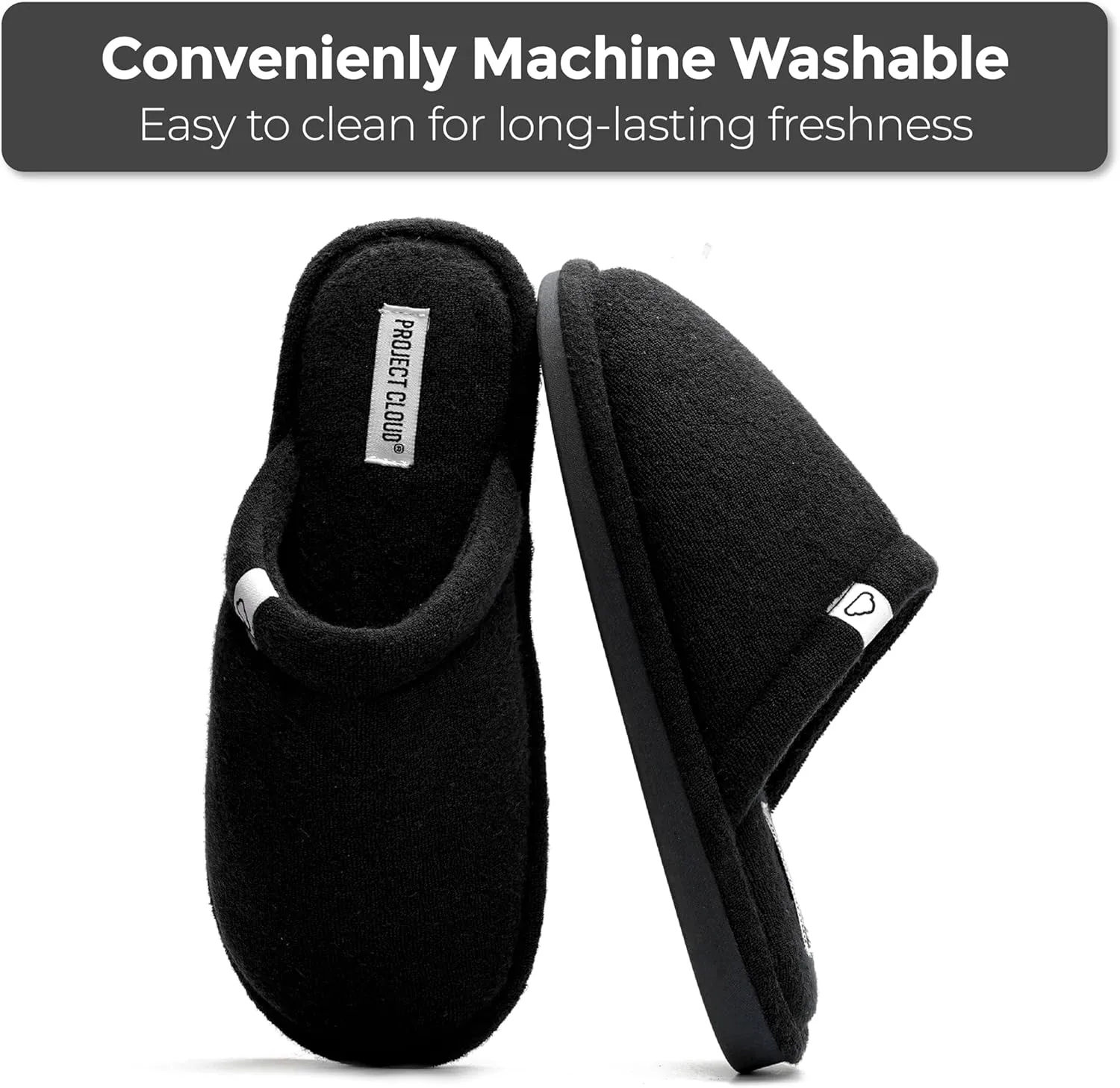 Project Cloud Memory Foam Non Slip Indoor Outdoor Slippers for Women - Fuzzy Slippers - Gifts for Women
