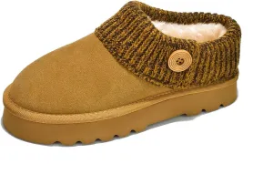 Project Cloud Womens Slippers with Memory Foam House Shoes & Fuzzy Slippers - Non-slip Fur Lining House Shoes for Women Footwear (Aspened)