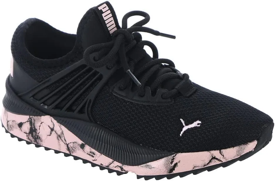 PUMA Pacer Future Marble Womens Sneaker 7 BM US BlackBlackPink