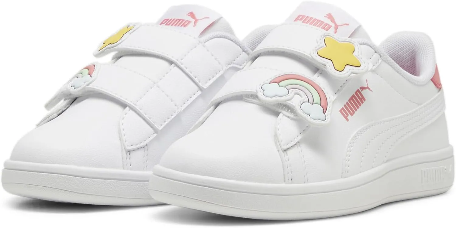 PUMA Unisex-Child Smash 3.0 Hook and Loop Sneaker