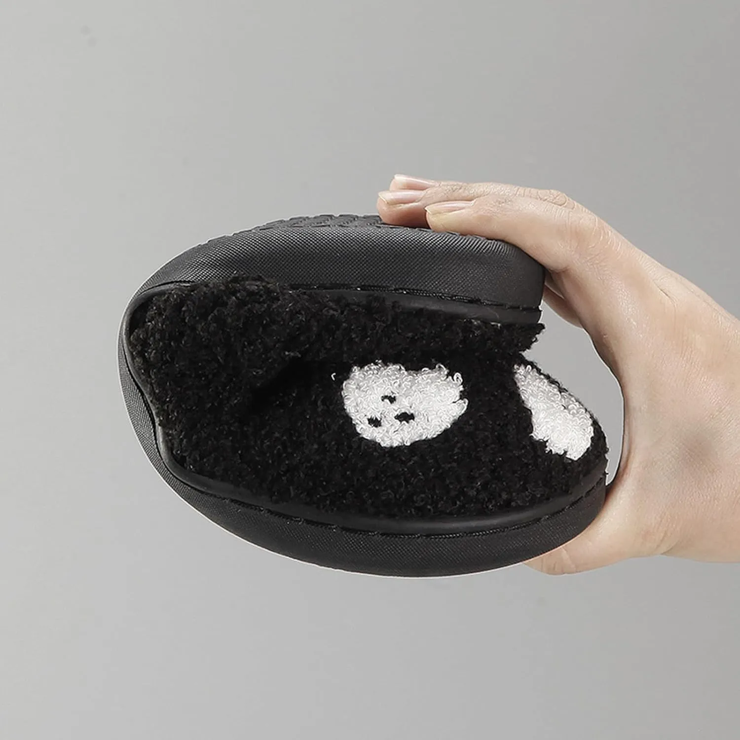 Pumpkin Slippers for Women Men Halloween Slippers Spooky Slides Soft Warm Plush House Shoes