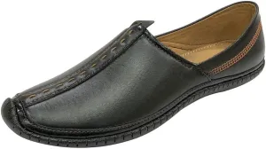 Punjabi Mojaris Mens Shoes Cream Wedding for Groom,Traditional Indian Footwear Ethnic Peshawari Slippers