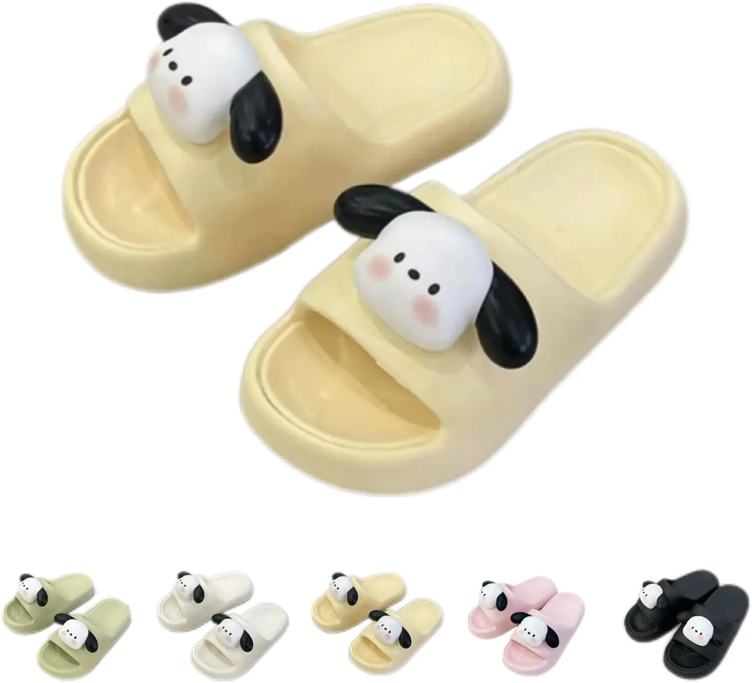Puppy Slippers Lovely Indoor Bathroom Home Men Slippers Outside Wearing Couples Beach Slippers Women