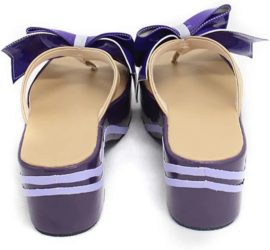 Qiqi Cosplay Shoes Keqing Boots Anime Characters Cosplay Shoes Cos Performance