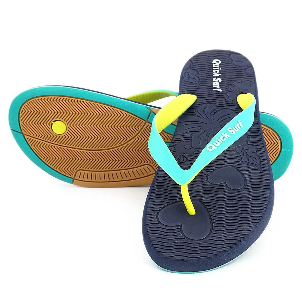 Quick Surf Women's Flip Flop Slippers 2580 - Blue