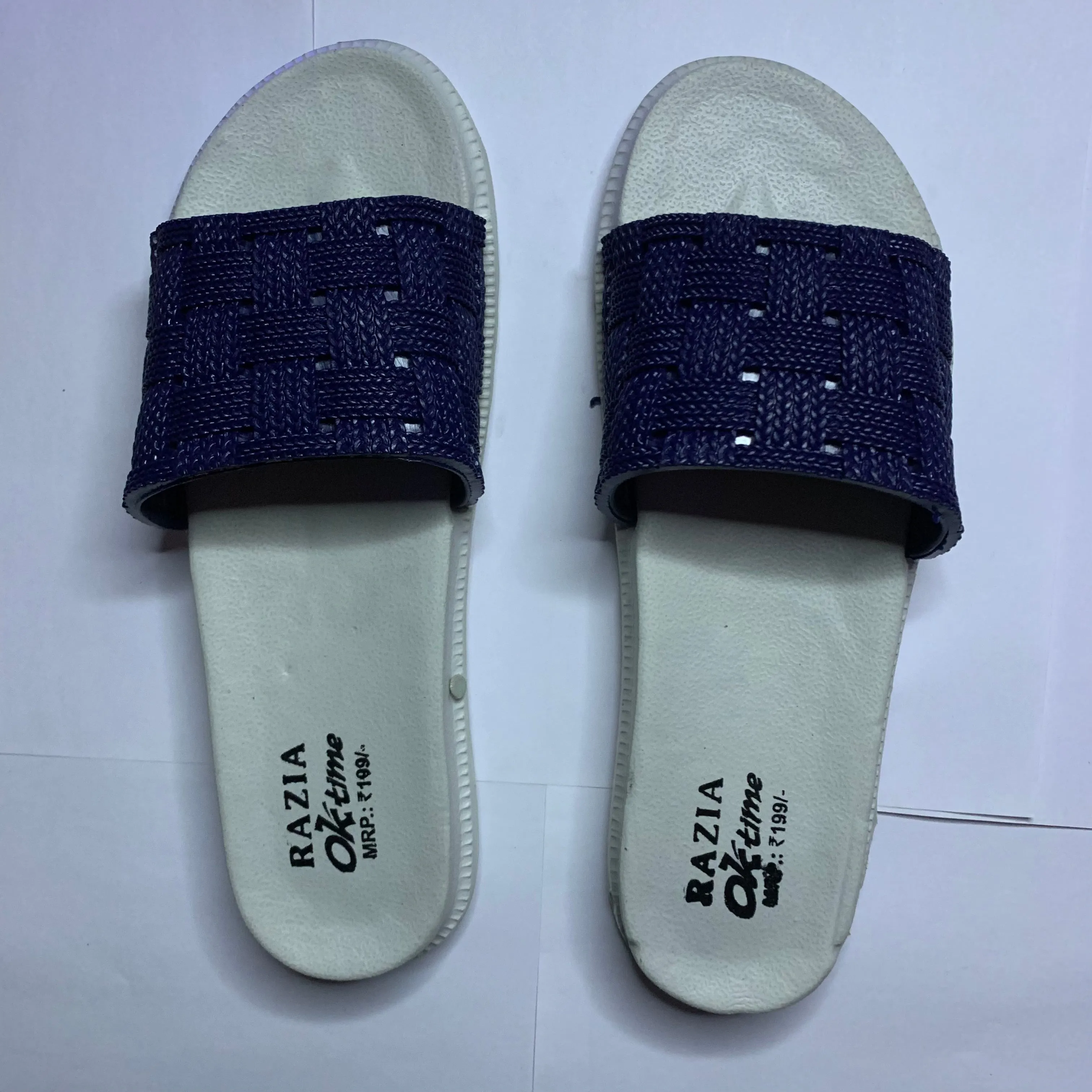 Razia OkTime Woven Strap Slippers