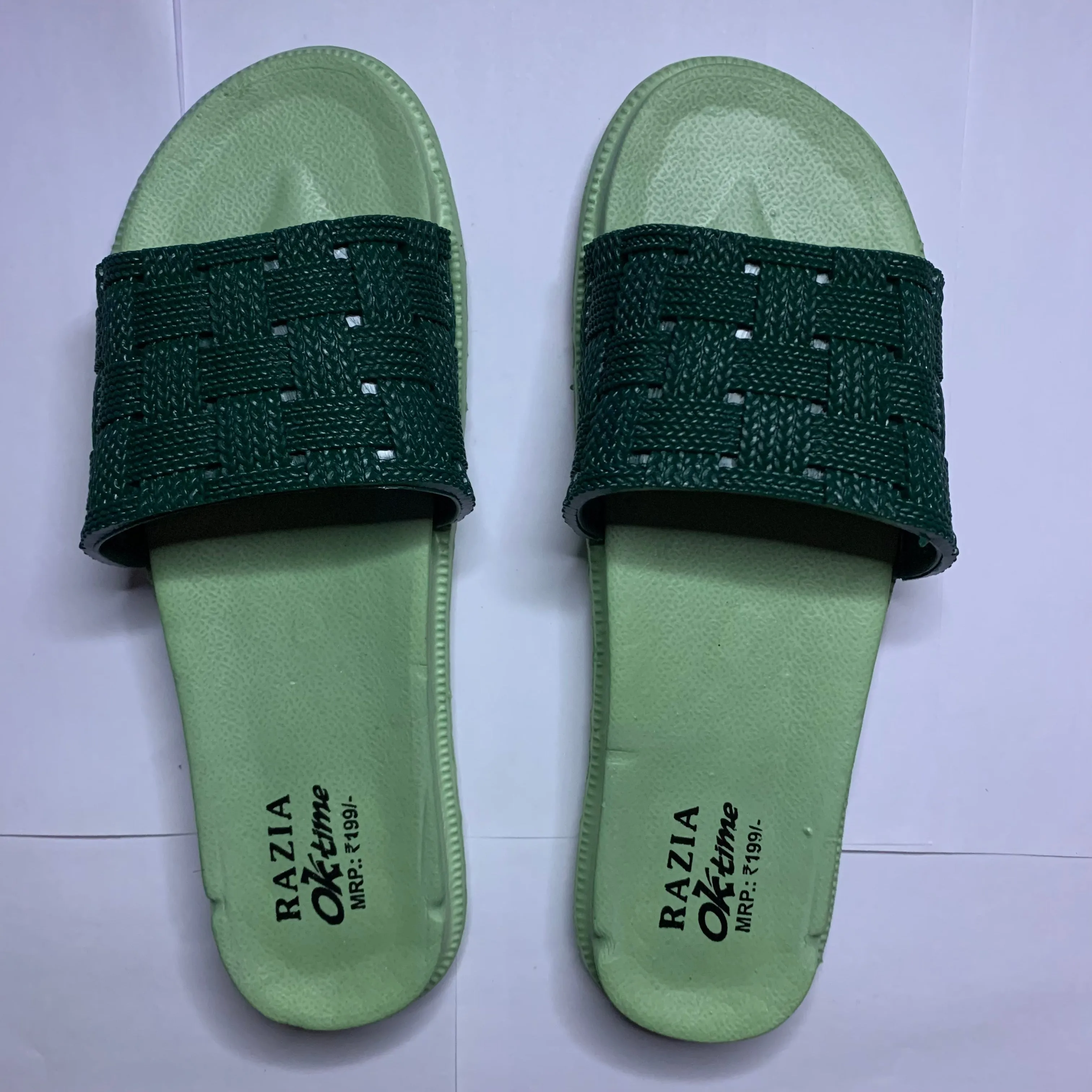 Razia OkTime Woven Strap Slippers