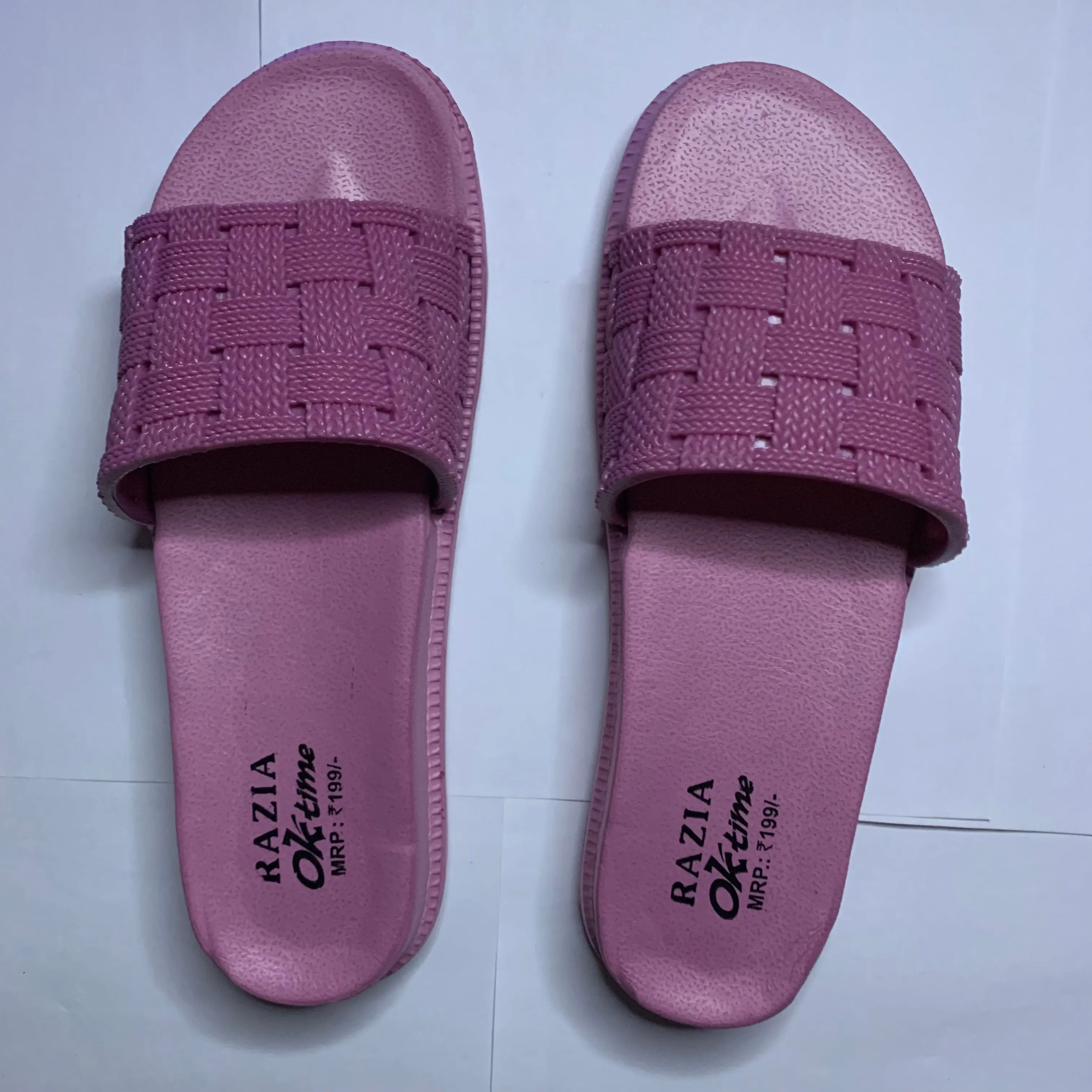 Razia OkTime Woven Strap Slippers