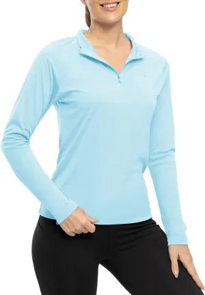 Rdruko Women's UPF 50  Quick Dry Hiking Shirt
