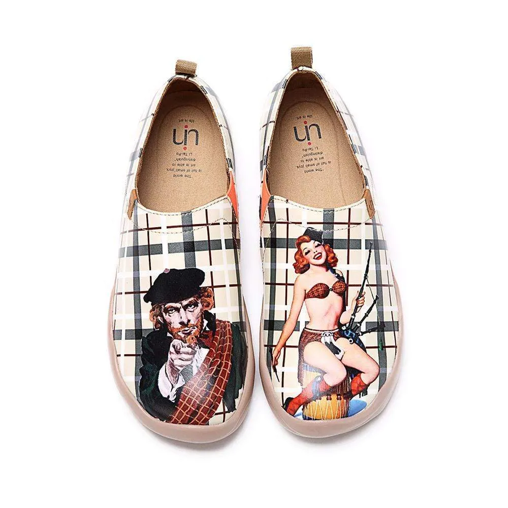 Real Scottish Microfiber Leather Stylish Flats