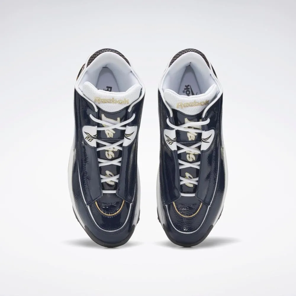 Reebok Mens The Answer DMX Faux Leather Fitness Basketball Shoes