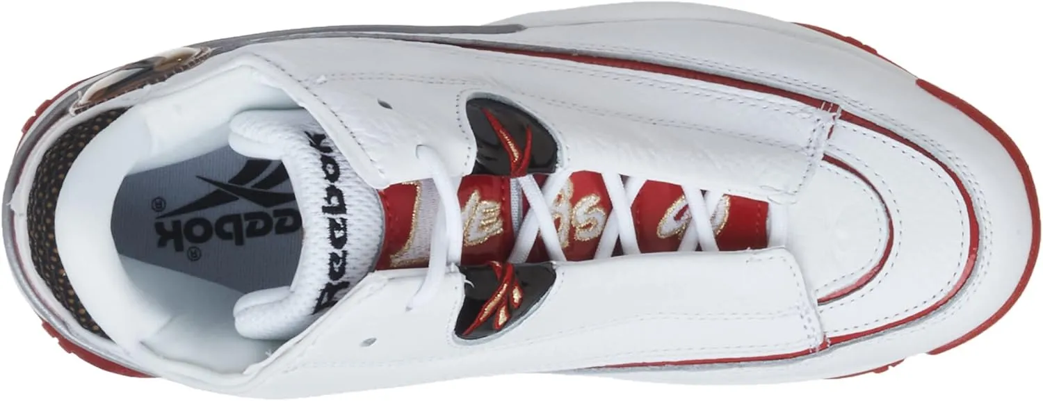 Reebok Mens The Answer DMX Faux Leather Fitness Basketball Shoes
