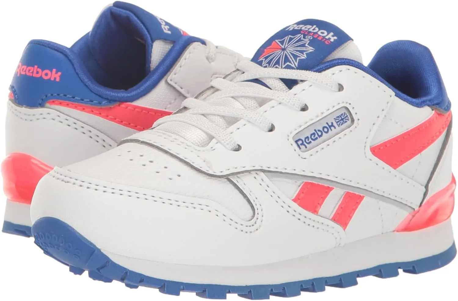 Reebok Unisex-Child Classic Leather Step N Flash Sneaker