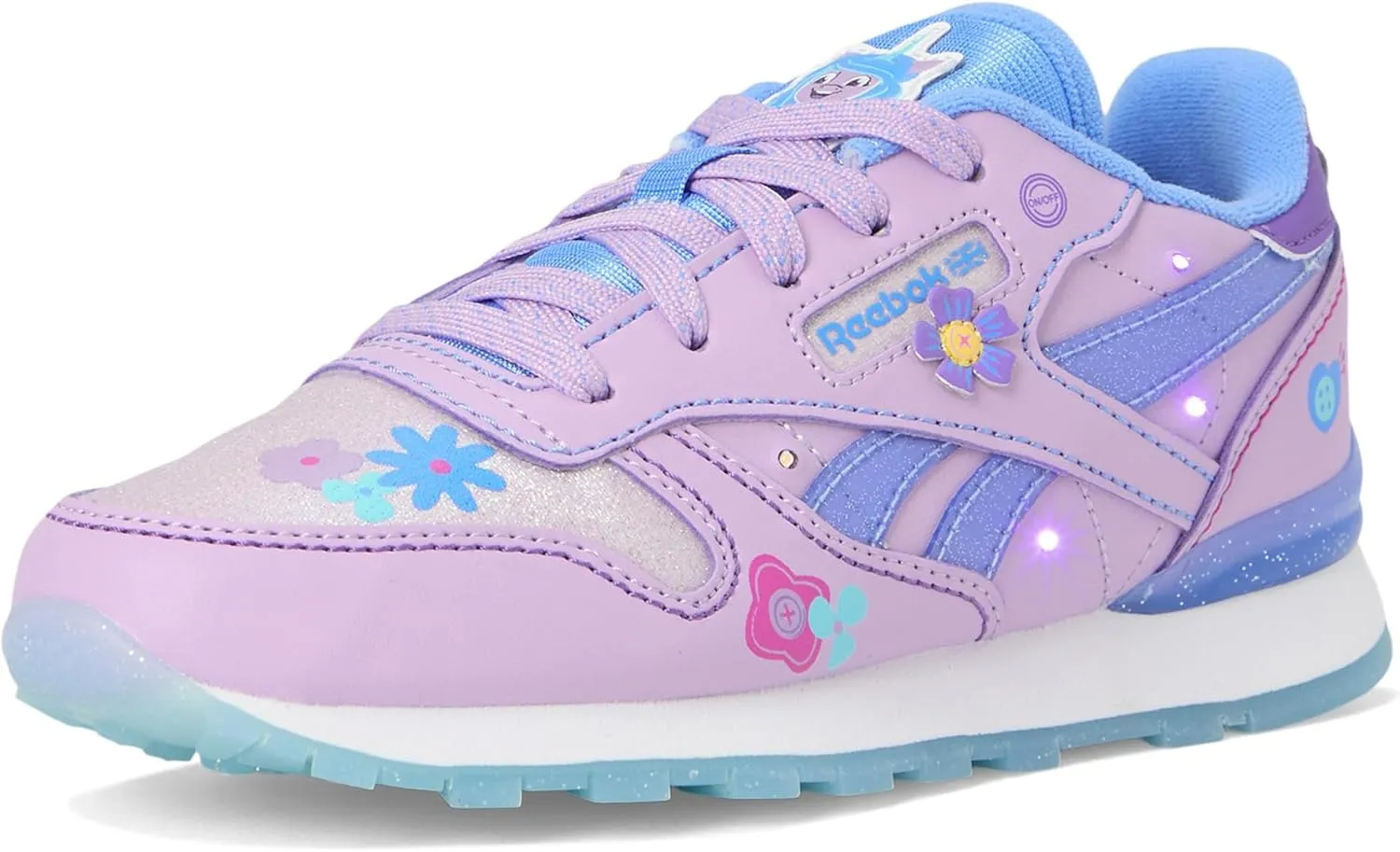 Reebok Unisex-Child Classic Leather Step N Flash (Toddler/Little Kid) Sneaker