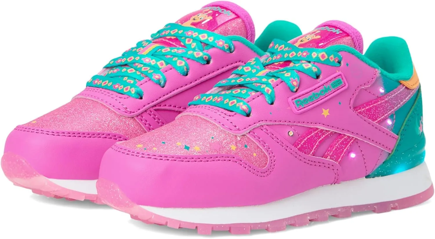 Reebok Unisex-Child Classic Leather Step N Flash (Toddler/Little Kid) Sneaker