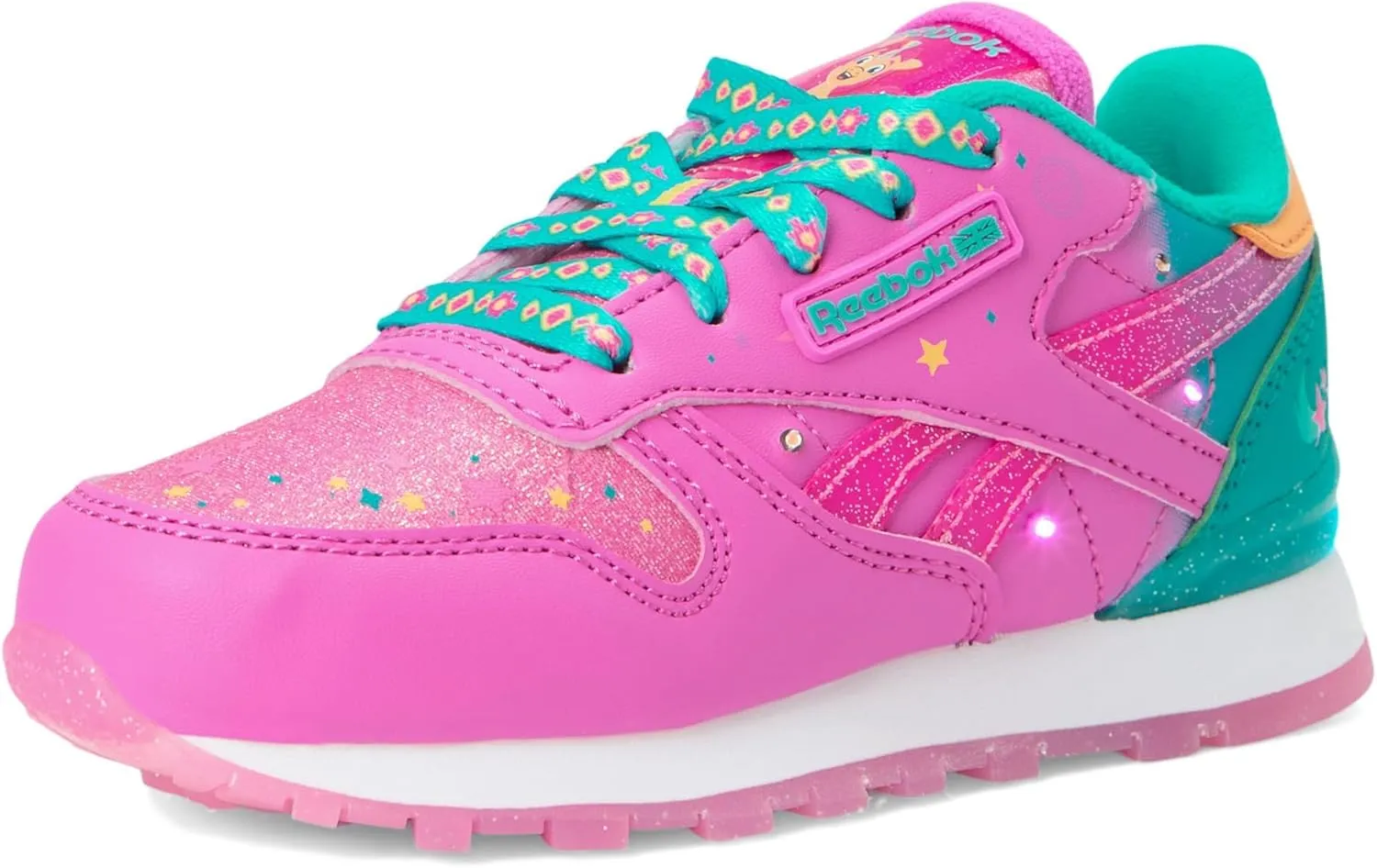 Reebok Unisex-Child Classic Leather Step N Flash (Toddler/Little Kid) Sneaker