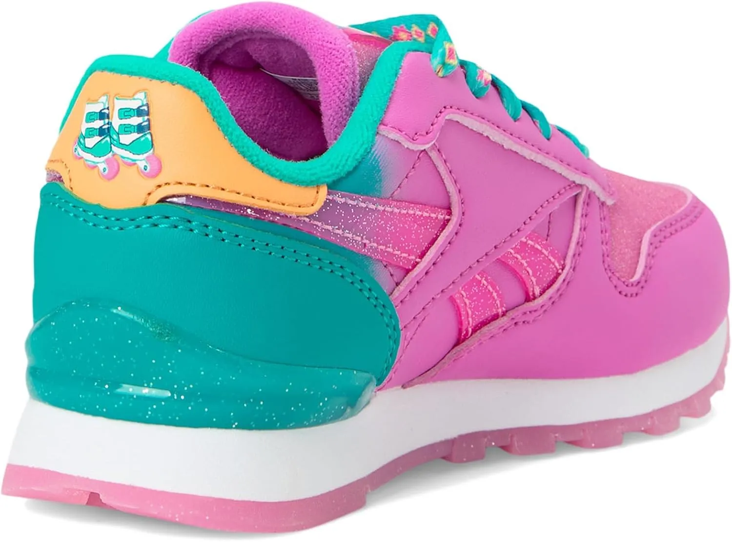 Reebok Unisex-Child Classic Leather Step N Flash (Toddler/Little Kid) Sneaker
