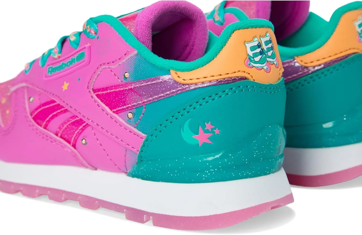 Reebok Unisex-Child Classic Leather Step N Flash (Toddler/Little Kid) Sneaker