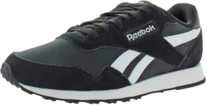 Reebok Womens Royal Ultra Canvas Low Top Lace Up Running, Black/White, Size 6.5