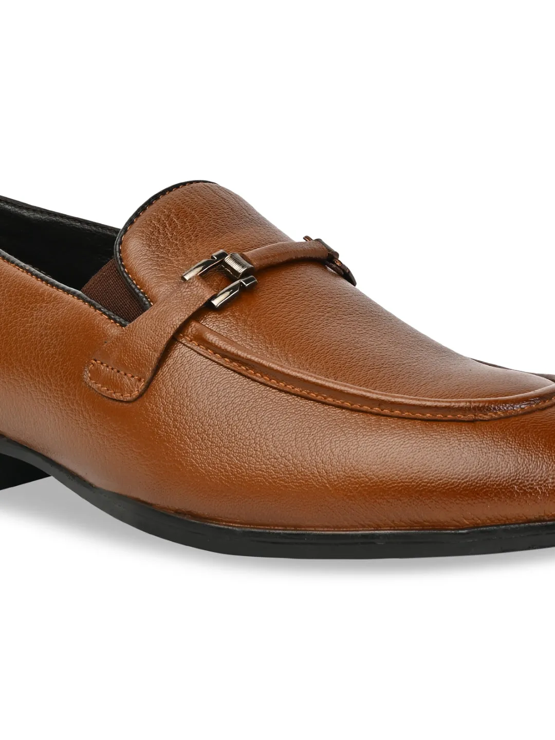 Regal Brown Men Leather Formal Slip Ons