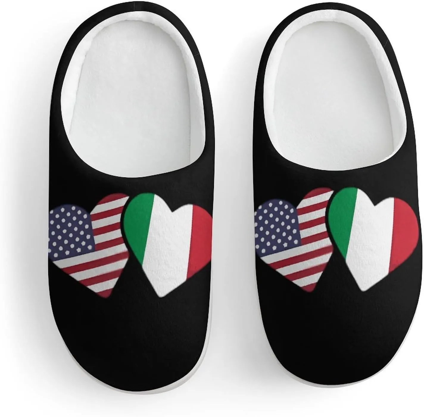 Remember Everyone Deployed Military R.E.D Funny Cotton Slippers Lightweight Memory Foam Anti-Skid Sole Indoor House Shoes