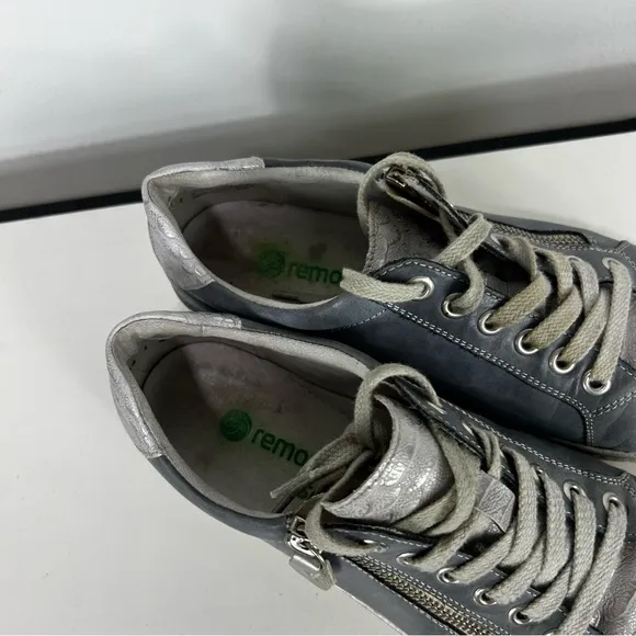 REMONTE blue leather sneaker