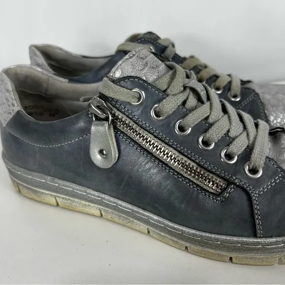 REMONTE blue leather sneaker