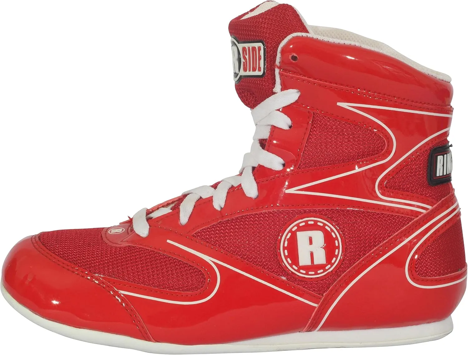 Ringside Undefeated Boxing Shoes, Synthetic Leather Shoes for Men and Women, Lightweight, High-Top Ankle Shoes for Boxing, Workout, Training, and Competition, Available in Different Sizes (2-13)