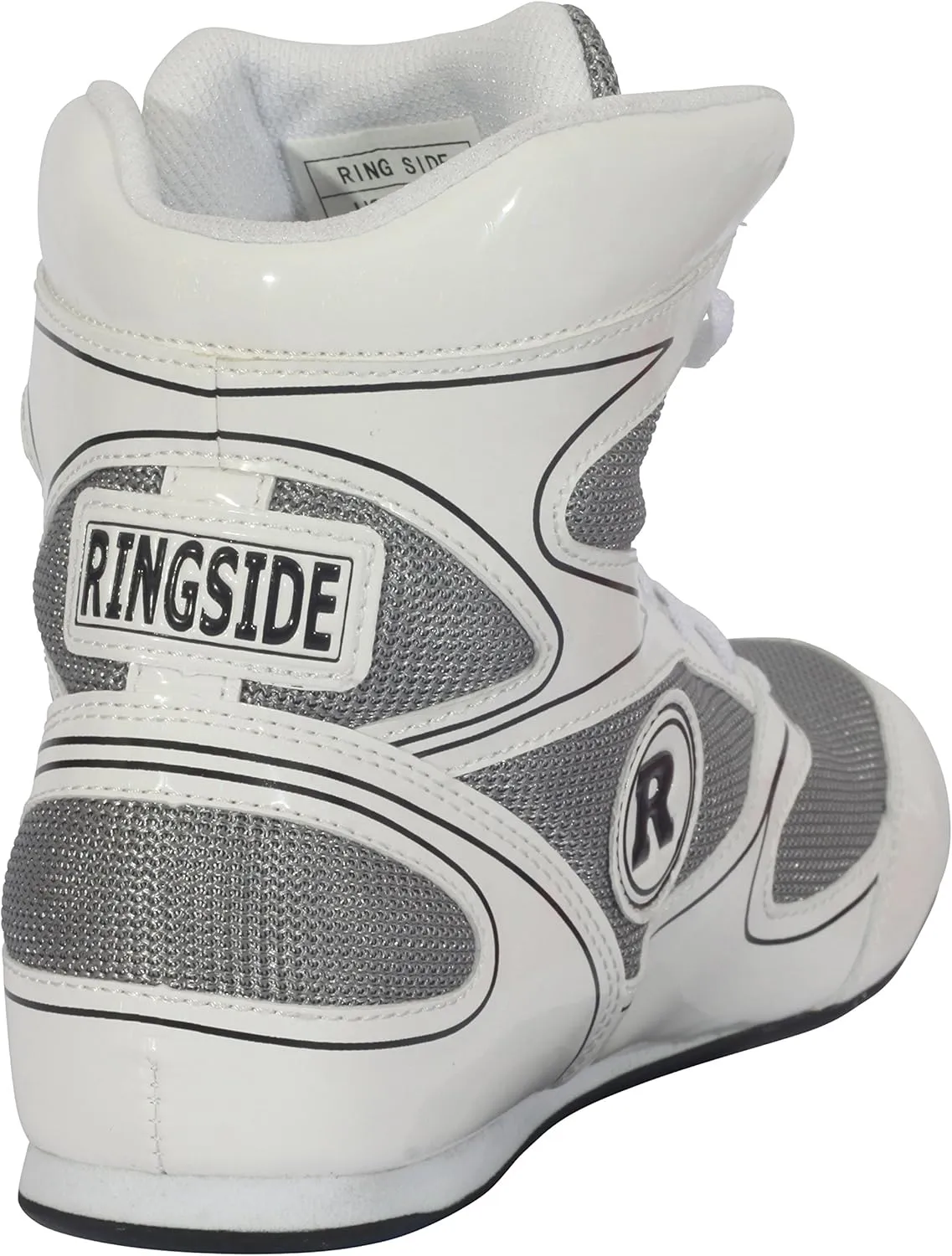 Ringside Undefeated Boxing Shoes, Synthetic Leather Shoes for Men and Women, Lightweight, High-Top Ankle Shoes for Boxing, Workout, Training, and Competition, Available in Different Sizes (2-13)