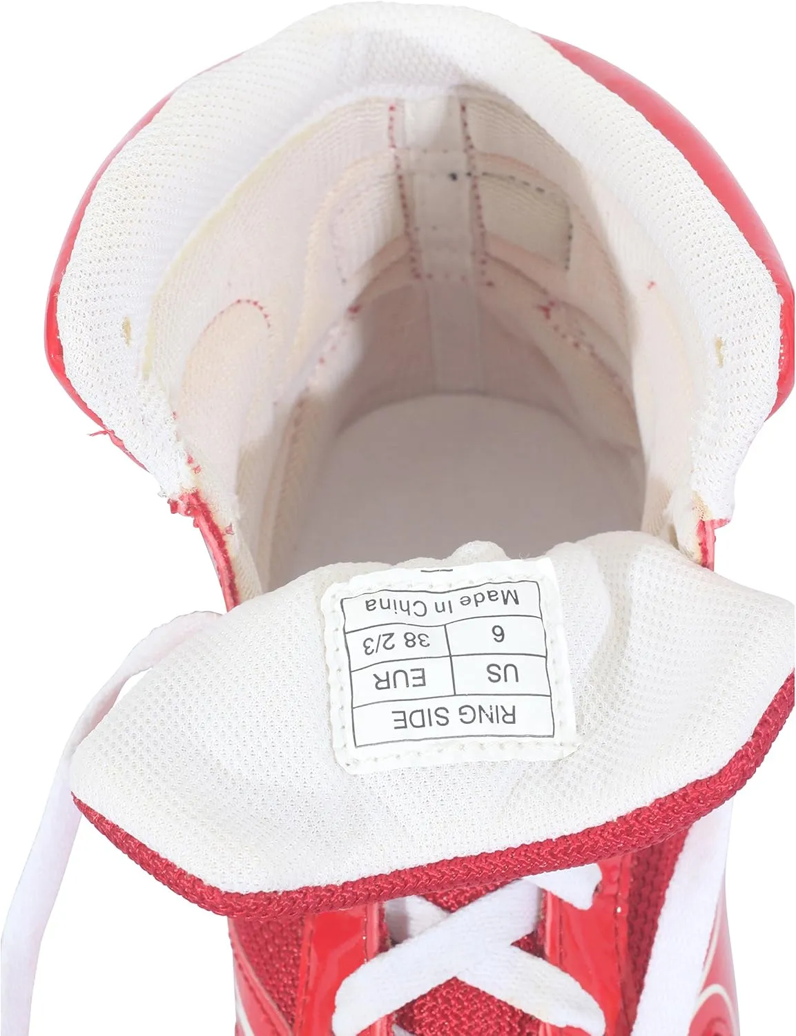 Ringside Undefeated Boxing Shoes, Synthetic Leather Shoes for Men and Women, Lightweight, High-Top Ankle Shoes for Boxing, Workout, Training, and Competition, Available in Different Sizes (2-13)