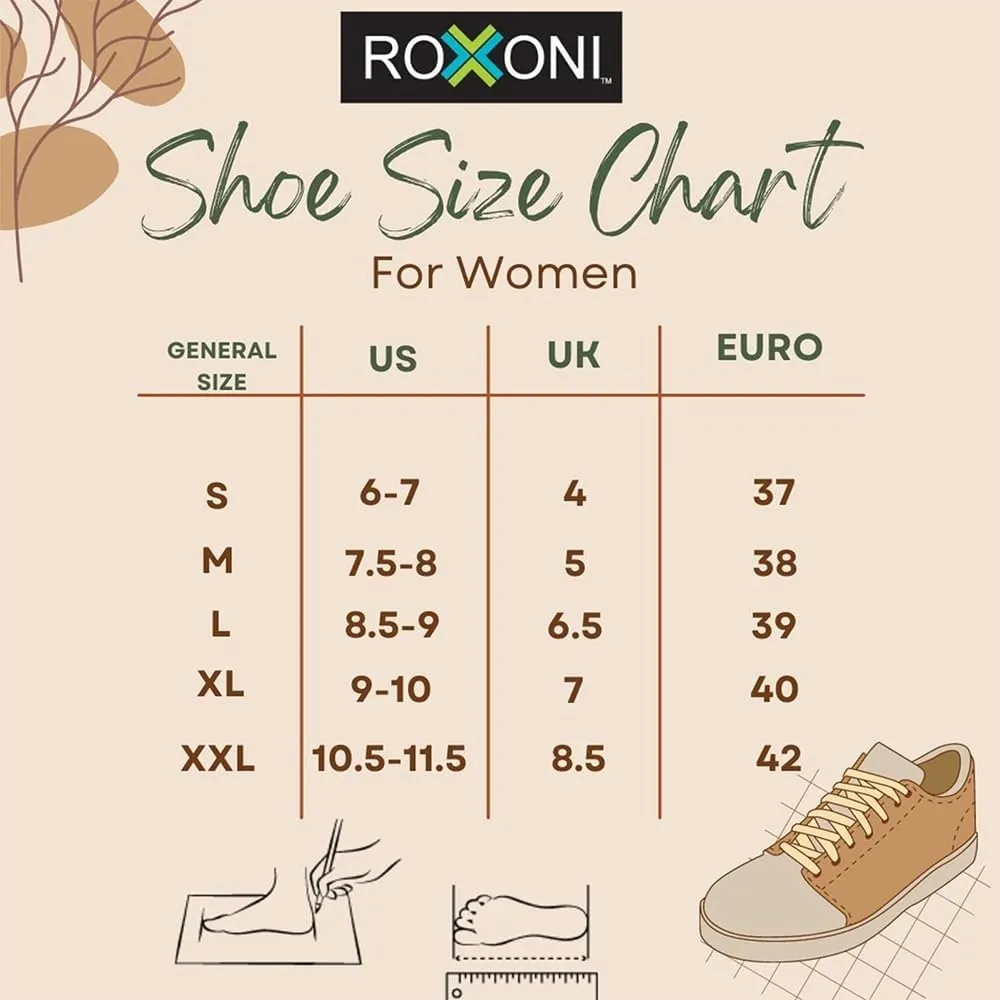 Roxoni Women Timeless Knitted Pattern Fur Slippers – Soft and Stylish Slippers – Perfect for Indoor/Outdoor Wear