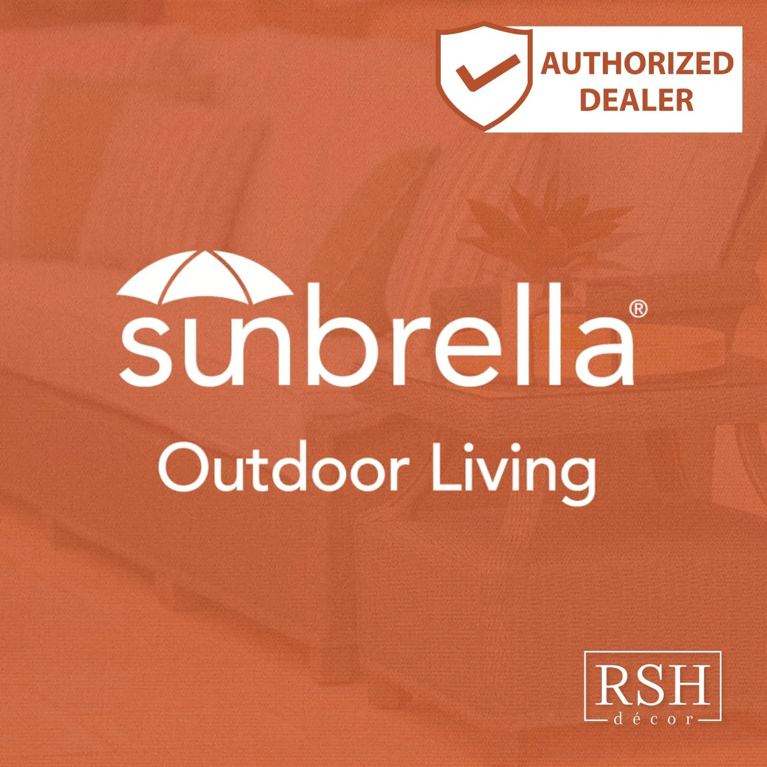 RSH DECOR: Sunbrella Tufted Wicker U-Shape Cushions Set of 2 | 19” x 19” | Water and Fade-Resistant Performance Fabric | Outdoor Seat Cushions for Patio Furniture | Canvas Buttercup Yellow