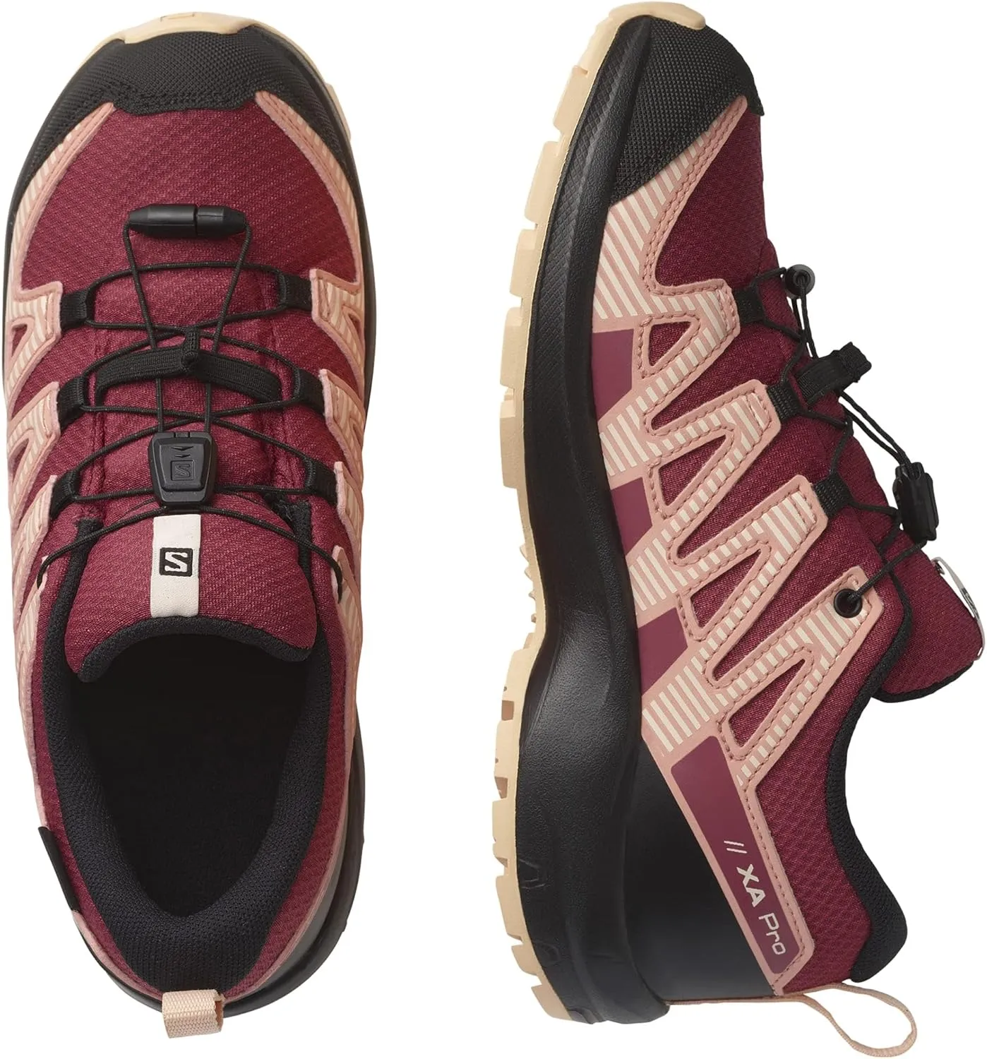 Salomon Unisex-Child Kids Xa Pro V8 Climasalomon Waterproof Trail Running Shoes