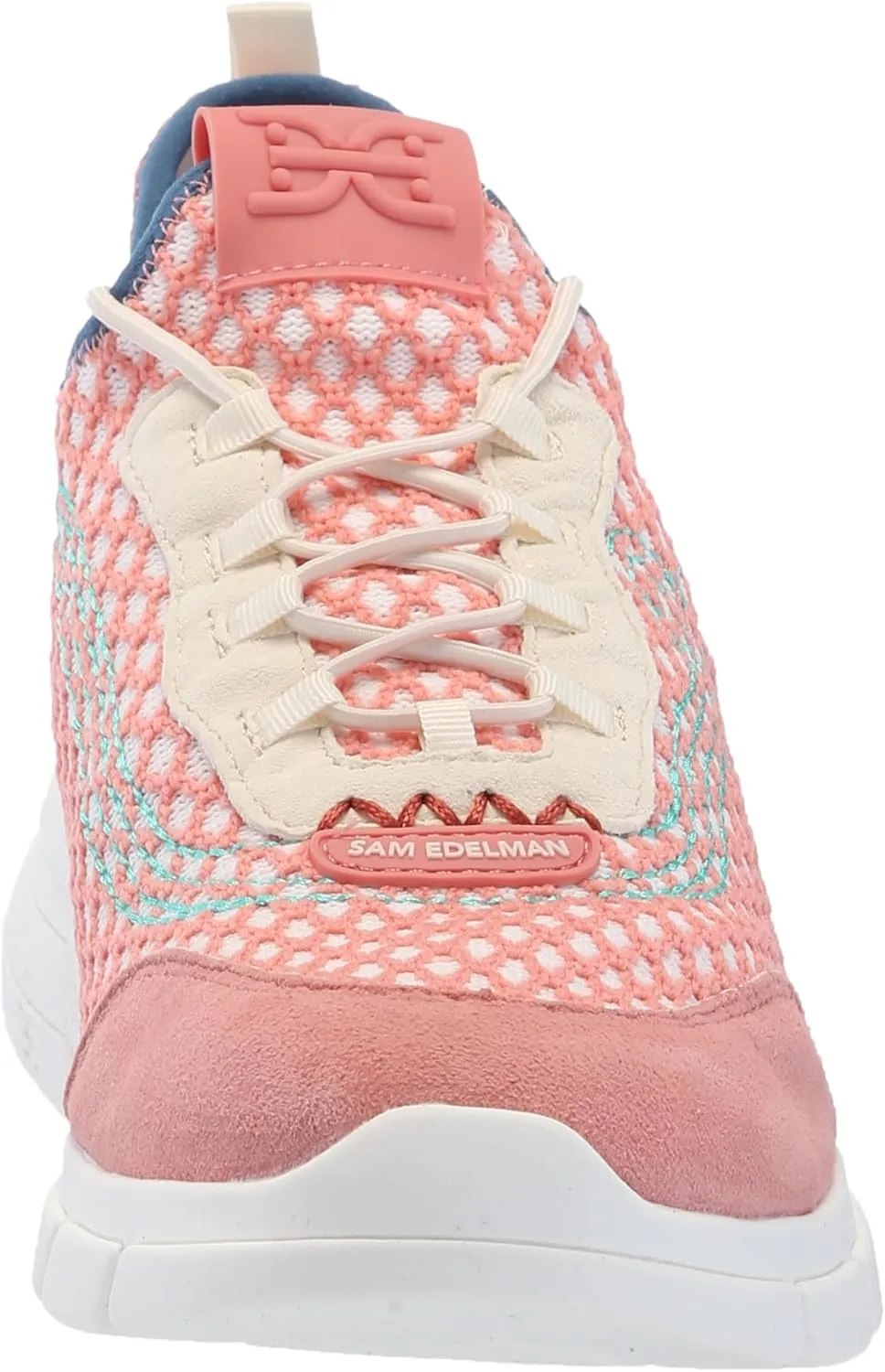 Sam Edelman Women's Chelsie Lace Up Knit Sneaker
