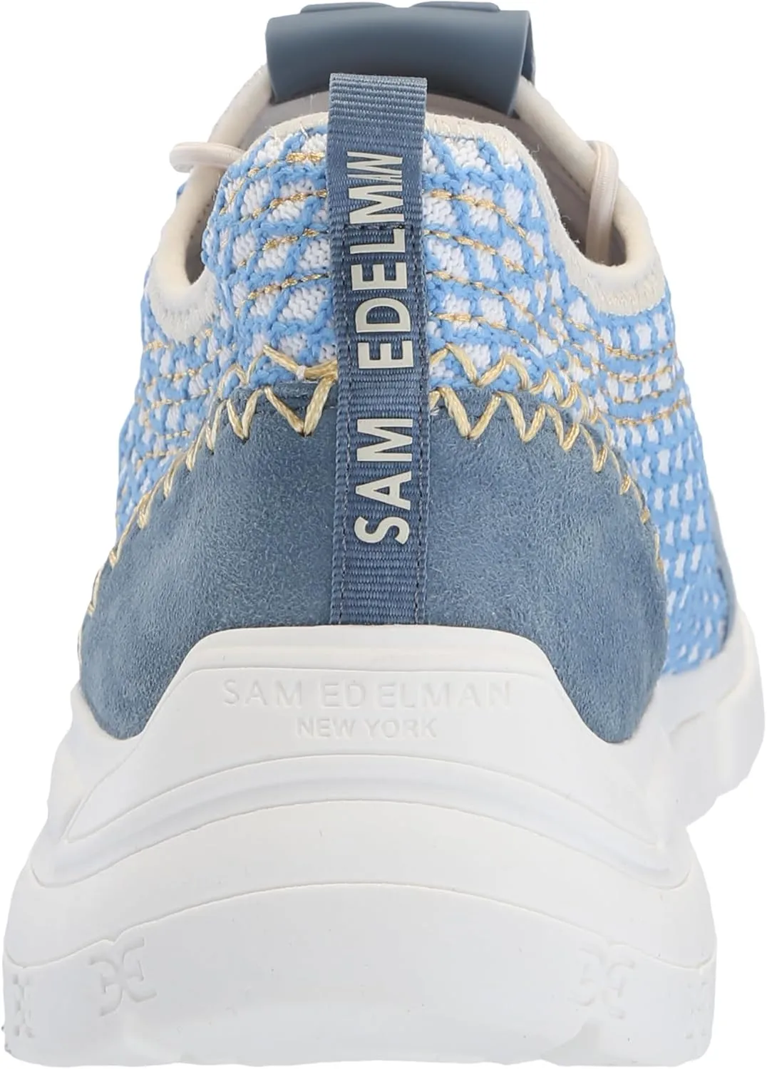 Sam Edelman Women's Chelsie Lace Up Knit Sneaker