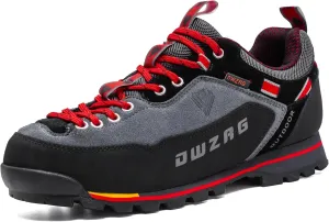 SANANG Men Hiking Shoes Outdoor Sport Leather Mountain Climbing Trekking Hunting Sneakers