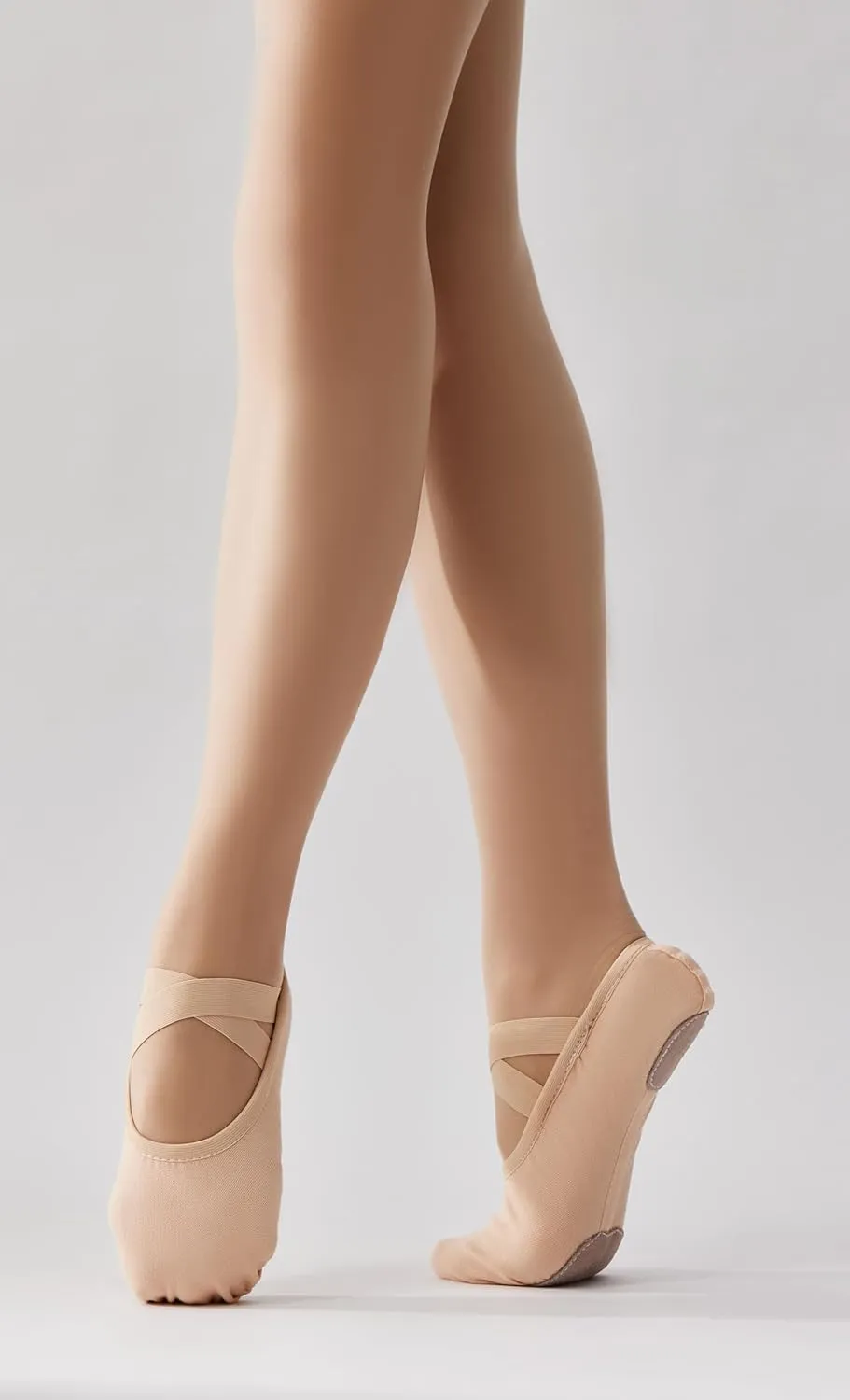 SANGEESON Women's Ballet Shoes Stretch Canvas Dance Slippers