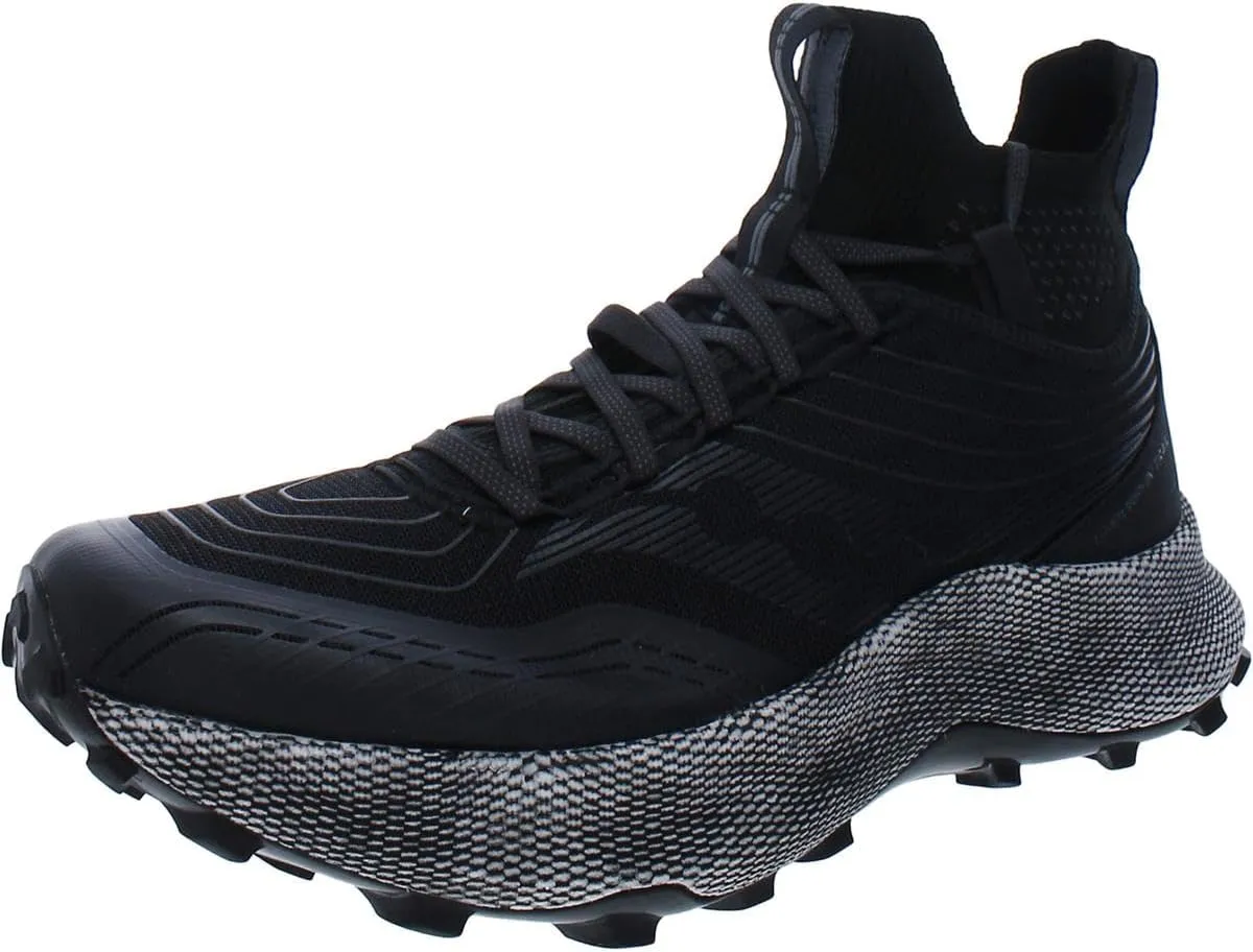 Saucony Mens Endorphin Outdoor Trail Hiking Shoes Black 10 Medium (D)