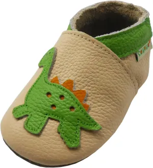 SAYOYO Baby Shoes Soft Leather Sole Infant Toddler Prewalker Shoes