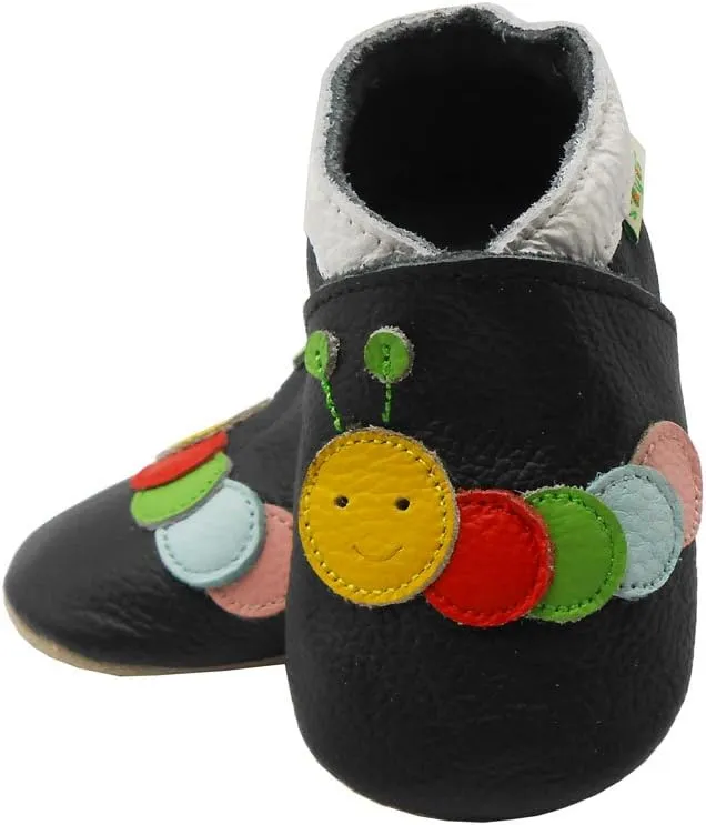 SAYOYO Baby Shoes Soft Leather Sole Infant Toddler Prewalker Shoes