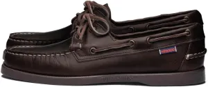 Sebago Endeavor Waterproof Boat Shoes - Leather Moccasins for Men Featuring Leather Sock Lining, 360-Degree Lacing, and Non-Marking, Slip-Resistant Outsoles