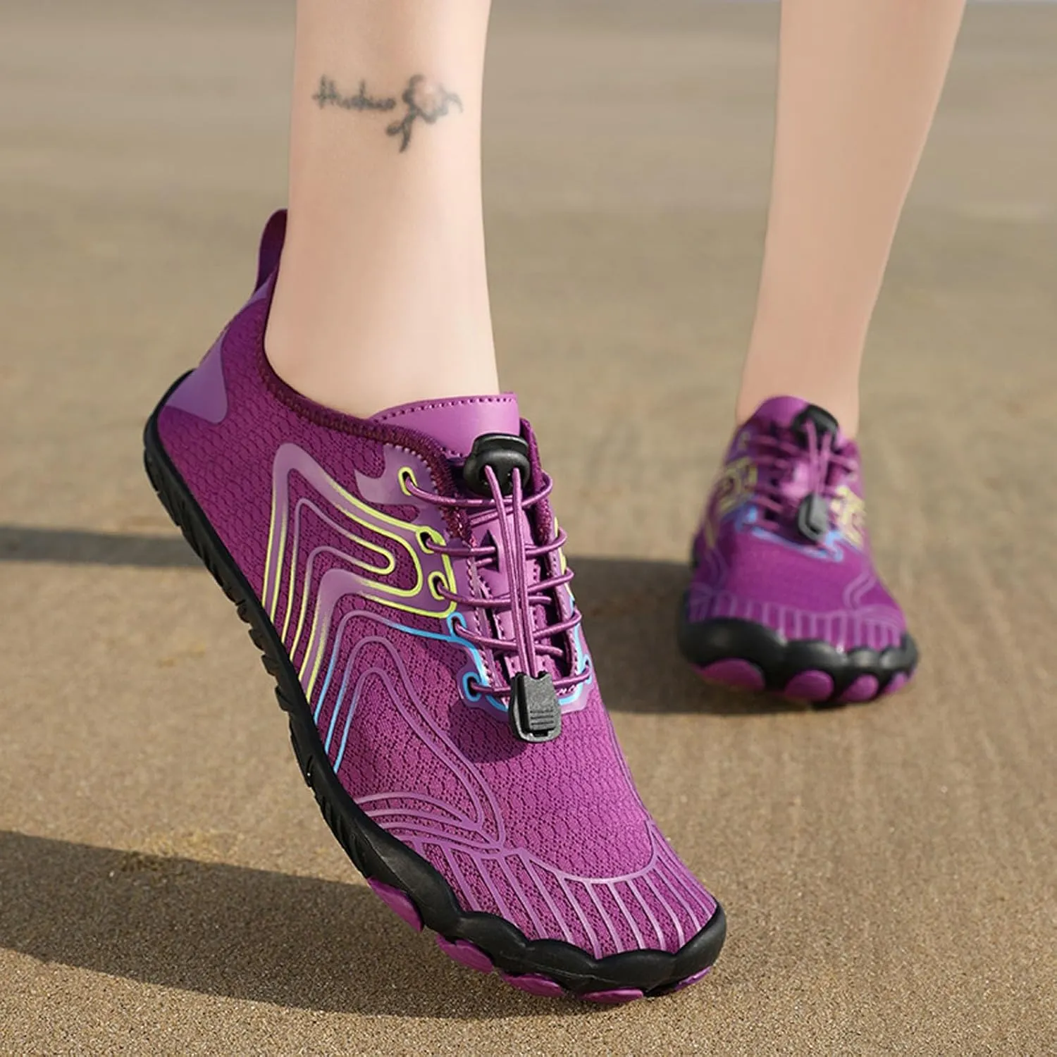 SECHRITE Barefoot Hike Shoes Mens Womens Water Aqua Socks Shoes Lightweight for Beach Swimming Surfing Hiking Diving Walking