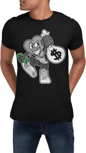 Shirt to Match Jordan 12 Stealth Men's Money Love Cash T Shirt, Jordan 12s Shirt to Match Stealth Tshirt