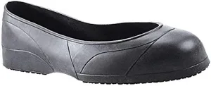 Shoes for Crews Crewguard Men's, Women's, Unisex Slip Resistant Work Overshoes, Black, L, Men's 10.5-12.5 / Women's 12.5-14.5