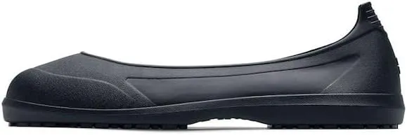 Shoes for Crews Crewguard Men's, Women's, Unisex Slip Resistant Work Overshoes, Black, M , Men's 9.5-11.5 / Women's 11.5-13.5