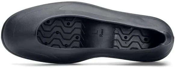 Shoes for Crews Crewguard Men's, Women's, Unisex Slip Resistant Work Overshoes, Black, M , Men's 9.5-11.5 / Women's 11.5-13.5