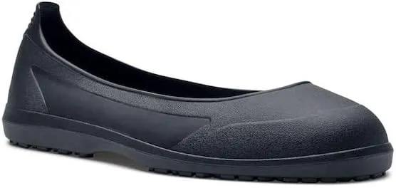 Shoes for Crews Crewguard Men's, Women's, Unisex Slip Resistant Work Overshoes, Black, M , Men's 9.5-11.5 / Women's 11.5-13.5